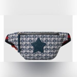 Brand new with box GG geometric-jacquard canvas belt bag